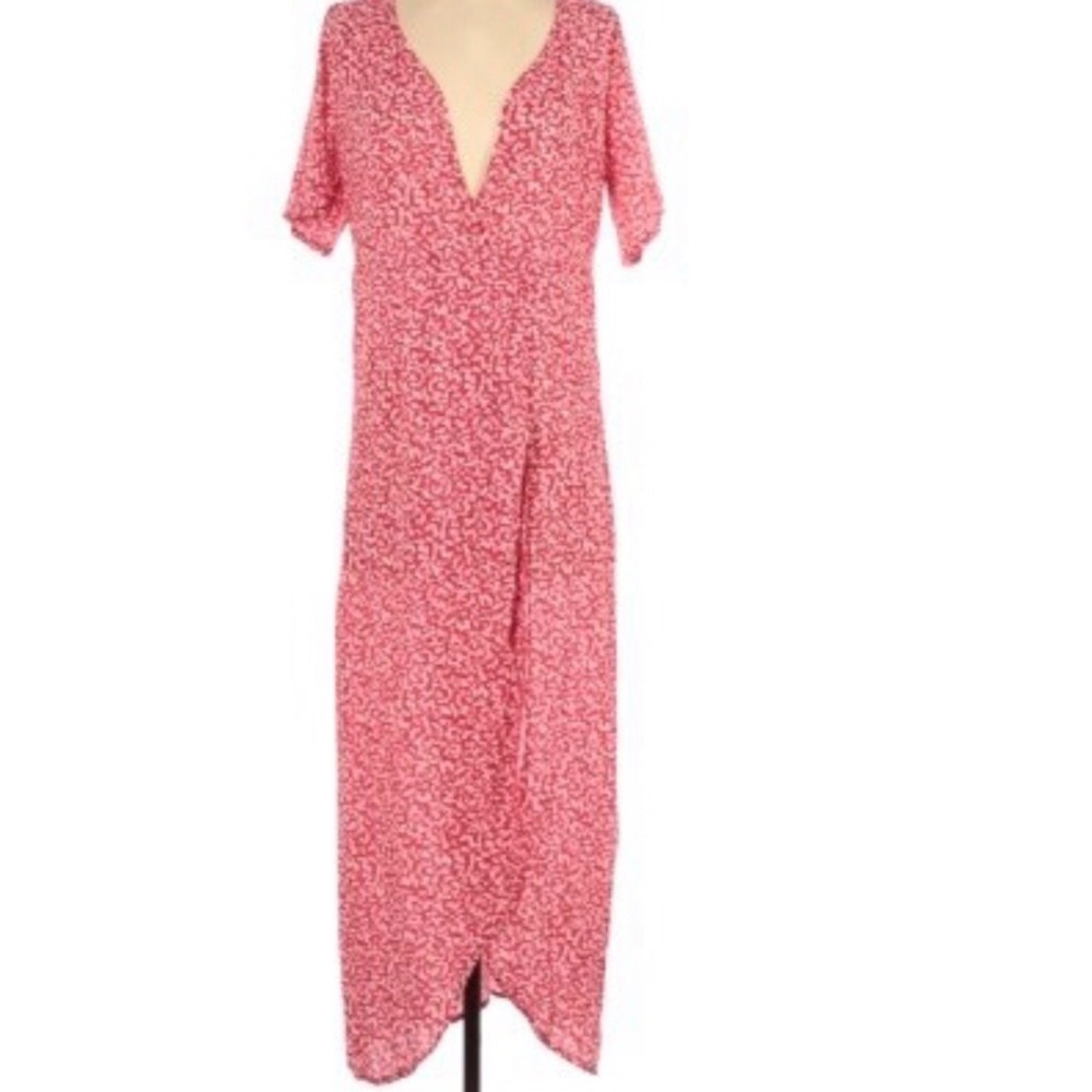 Misslook Maxi Floral Dress Womens Size LARGE